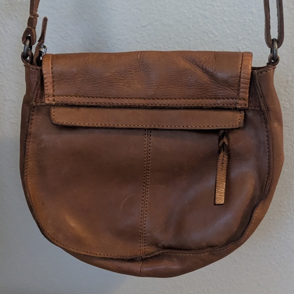 Chic Brown Studded Crossbody Bag - Picture 2 of 6